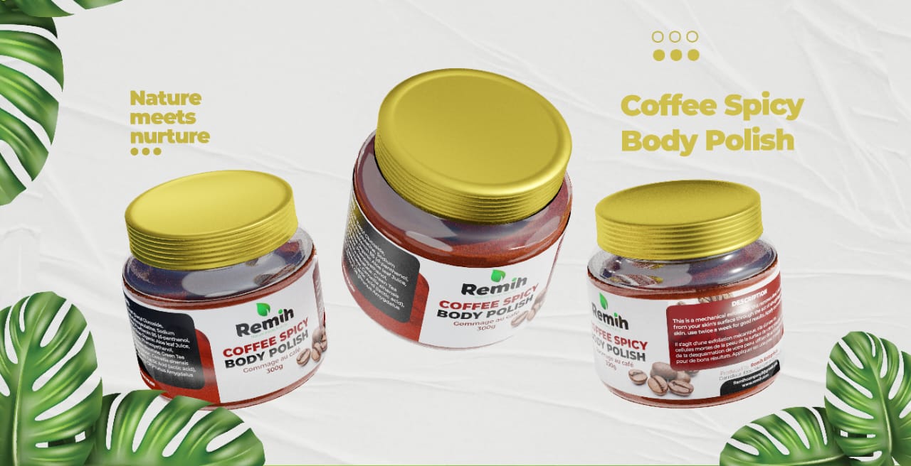 Coffee spicy body polish
