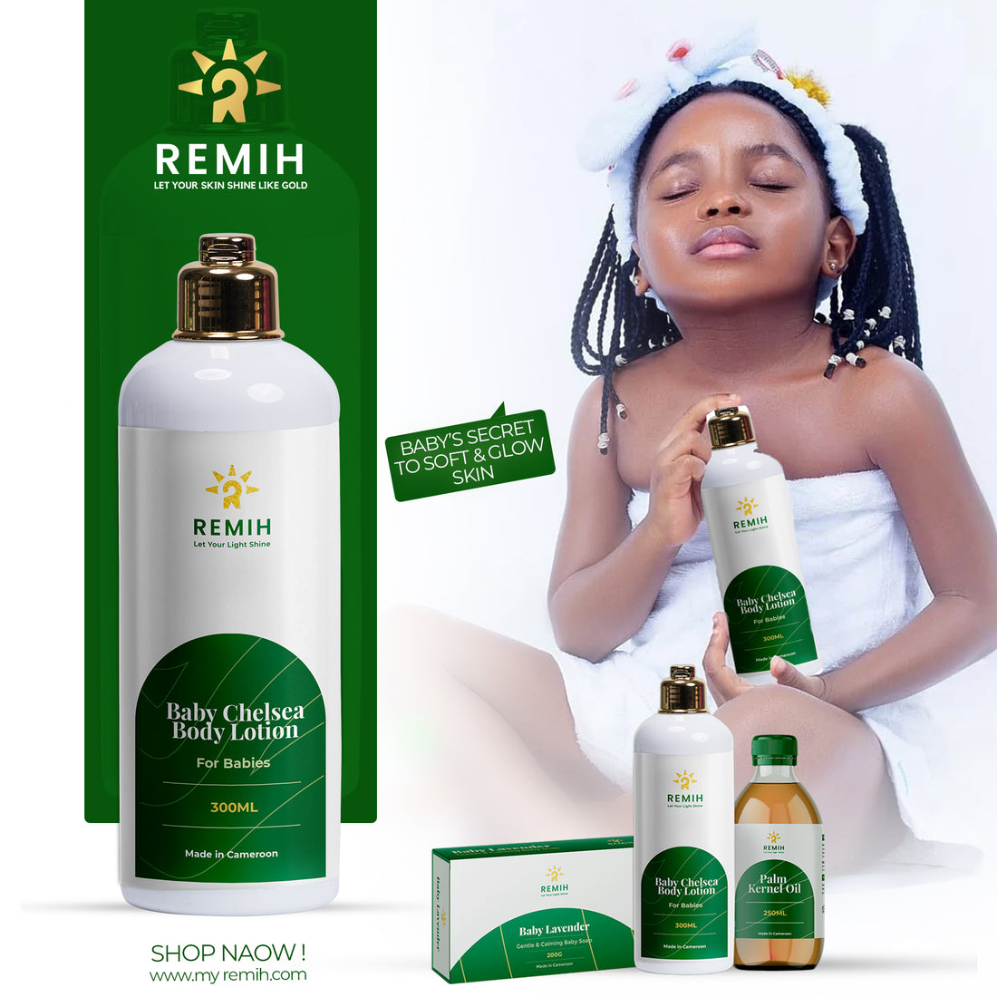 Baby skin glow kit in MyRemih SkinCare Collection of effective and safe skincare products and services